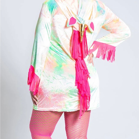 Enchanted unicorn size 1X/ 2X costume - Picture 4 of 7